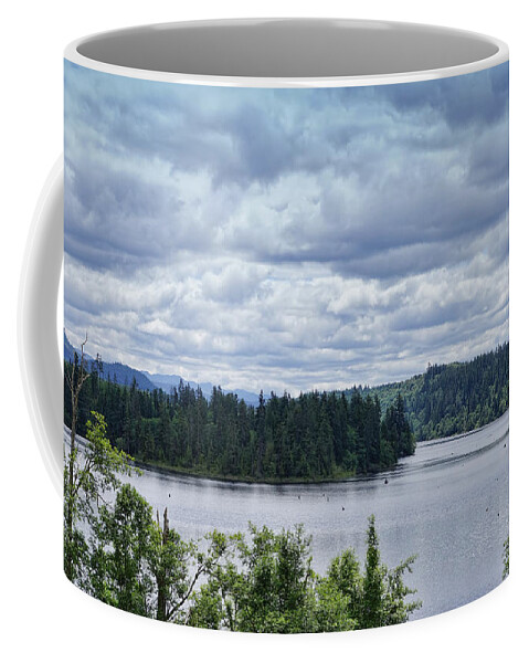 Lake Coffee Mug featuring the photograph Kapowsin Lake by Ron Roberts
