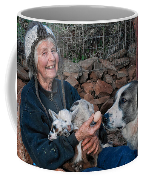 Anatolian Shepherd Coffee Mug featuring the photograph Keeping his eyes on the prize by Kathleen Bishop