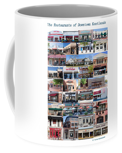 Restaurant Coffee Mug featuring the photograph Kentlands Restaurants 2011 by Thomas Marchessault