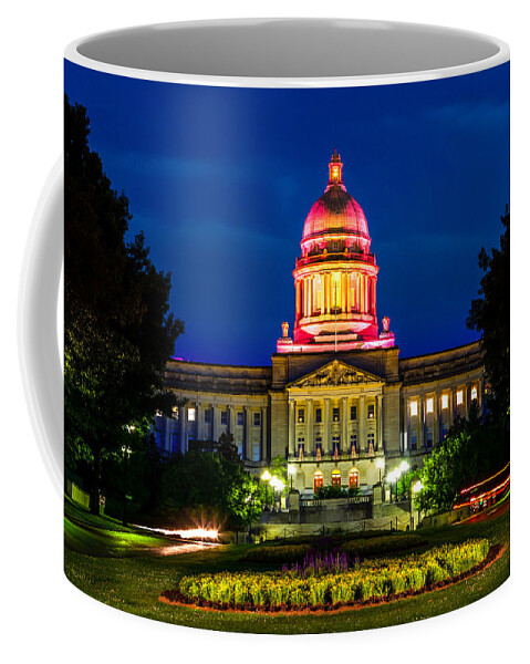 Kentucky Coffee Mug featuring the photograph Kentucky State Capitol by Alexey Stiop