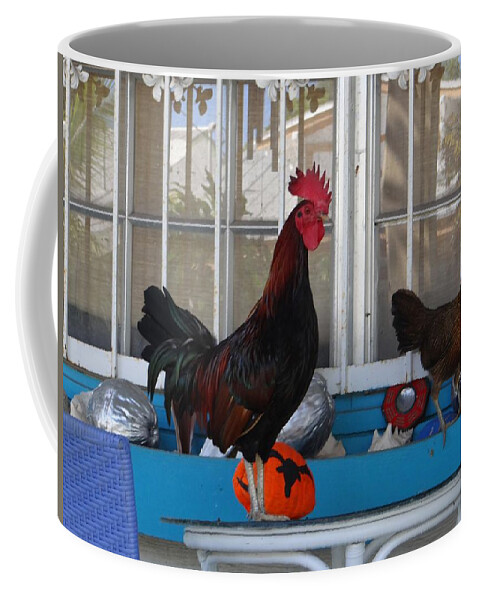 Key West Coffee Mug featuring the photograph Key West Rooster by Keith Stokes