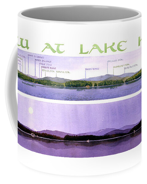 Lake Coffee Mug featuring the painting Kezar Lake View by Mary Helmreich