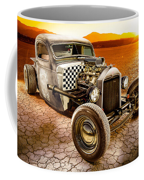 Car Coffee Mug featuring the photograph Millers Chop Shop 1946 Chevy Truck #2 by Yo Pedro