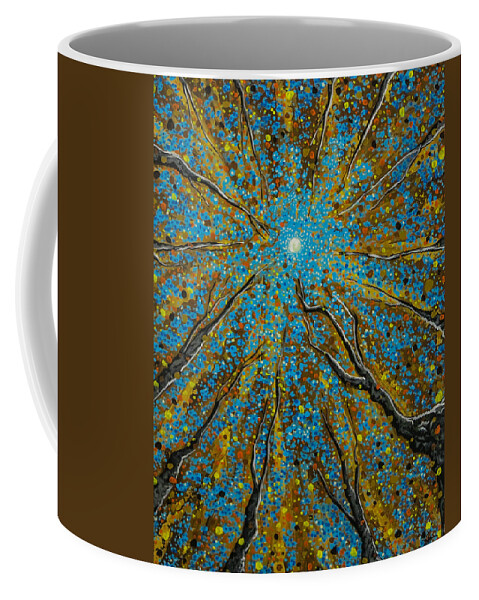 Contemporary Coffee Mug featuring the painting Kingdom Come by Joel Tesch