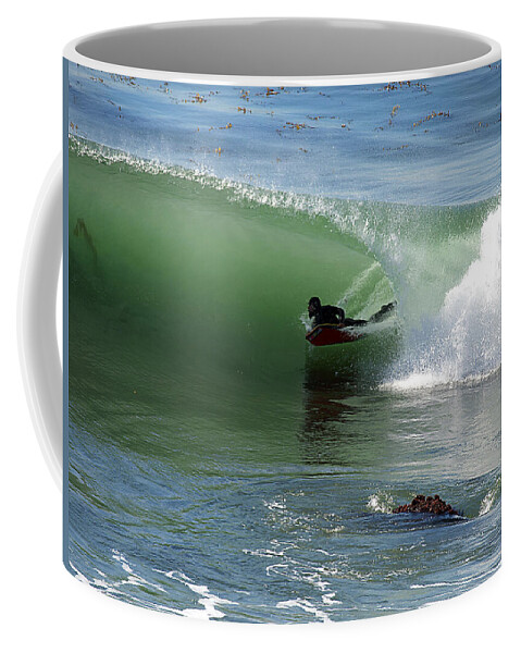 Body Surfing Coffee Mug featuring the photograph Know What Lies Beneath by Joe Schofield