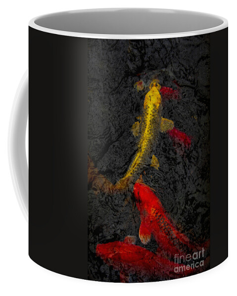 Fish Coffee Mug featuring the photograph Koi by Margie Hurwich
