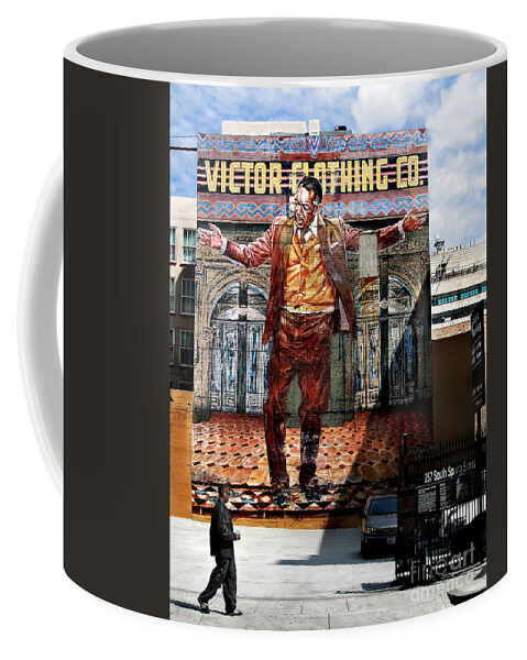 Anthony Quinn Coffee Mug featuring the photograph L A City Beat by Jennie Breeze