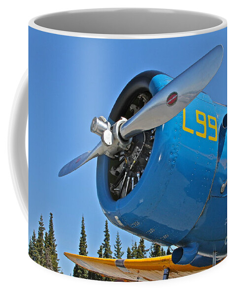 Aircraft Coffee Mug featuring the photograph L99 by Rick Monyahan