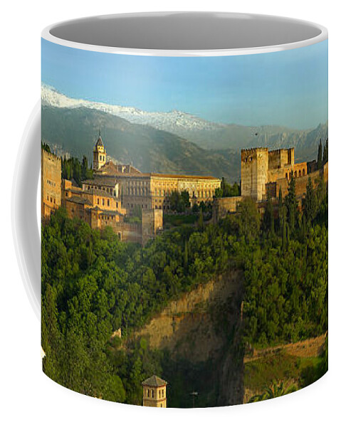 The Alhambra Coffee Mug featuring the photograph La Alhambra Palace by Guido Montanes Castillo