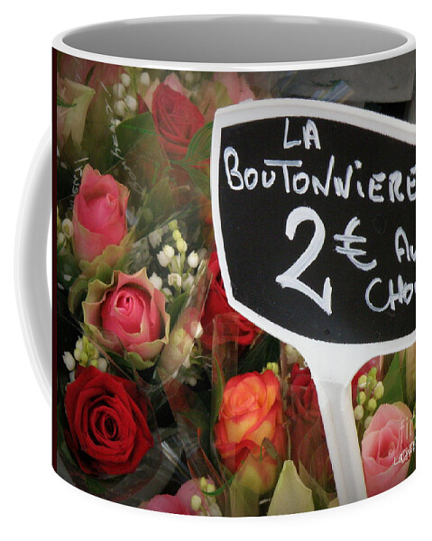 Lily Of The Valley Coffee Mug featuring the photograph La Boutonniere by Lainie Wrightson