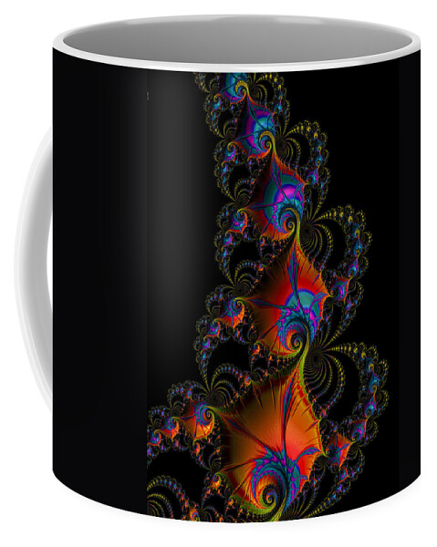 Digital Art Coffee Mug featuring the digital art Lady of the Night by Amanda Moore