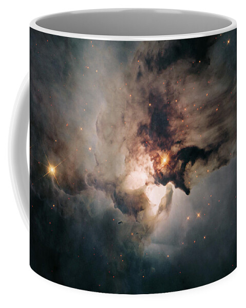 Science Coffee Mug featuring the photograph Lagoon Nebula, M8, Ngc 6523 by Science Source