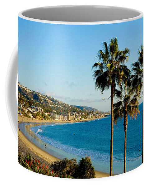 Laguna Beach Coffee Mug featuring the photograph Laguna Beach Sunset Glow by Robert Meyers-Lussier