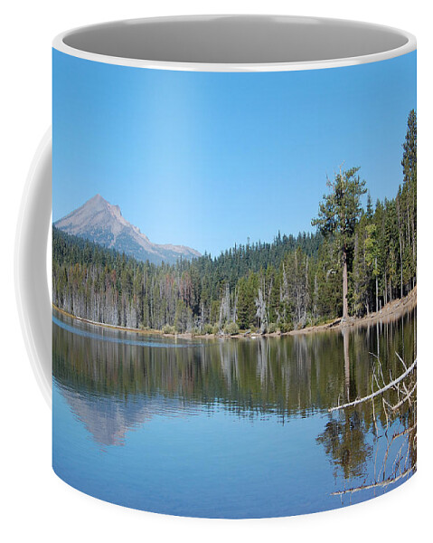 Lake Of The Woods Oregon Coffee Mug featuring the photograph Lake Of The Woods 4 by Debra Thompson