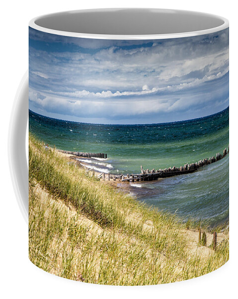 Michigan Coffee Mug featuring the photograph Lake Superior by Timothy Hacker