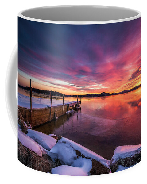 New England Coffee Mug featuring the photograph Lake Winnipesaukee by Robert Clifford