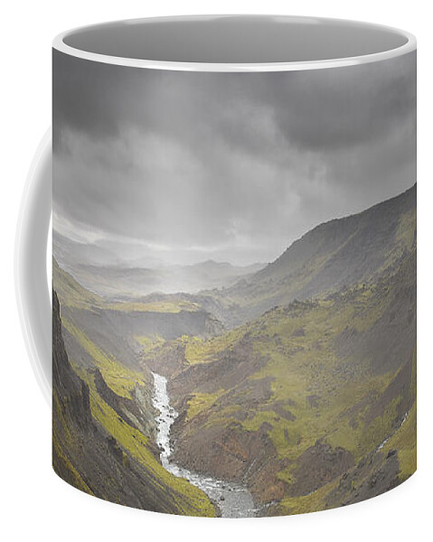 Iceland Coffee Mug featuring the photograph Land Like This by Jon Glaser