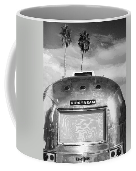 Airstream Coffee Mug featuring the photograph LAST OF THE LAND YACHTS Palm Springs CA by William Dey