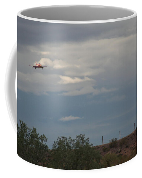 Clouds Coffee Mug featuring the photograph Landing by David S Reynolds
