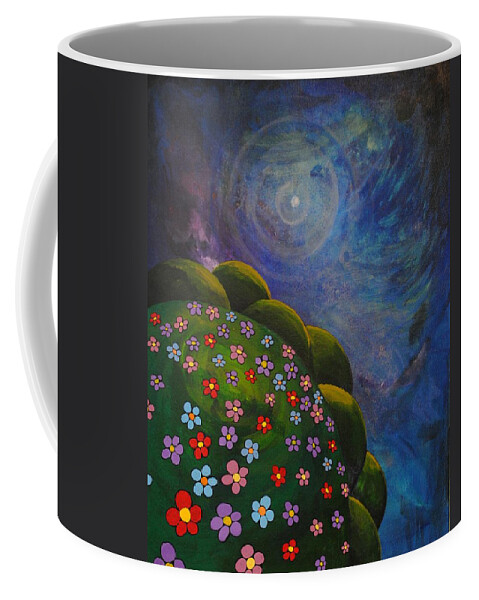 Landscape Coffee Mug featuring the painting Landscape by Mindy Huntress