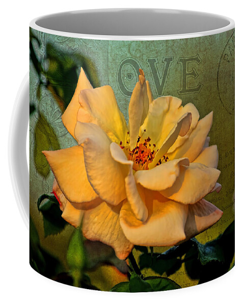 Flower Coffee Mug featuring the photograph Language of The Heart - Rose by HH Photography of Florida