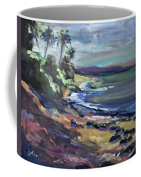 Laniakea Coffee Mug featuring the painting Laniakea by Donna Tuten