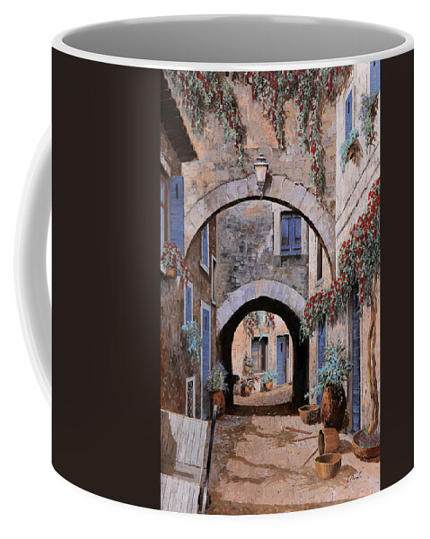 Devil Coffee Mug featuring the painting L'arco Del Diavolo by Guido Borelli