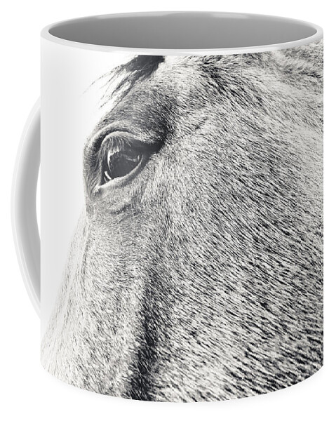Eye Coffee Mug featuring the photograph Larger than Life and Still Beautiful by Maggy Marsh