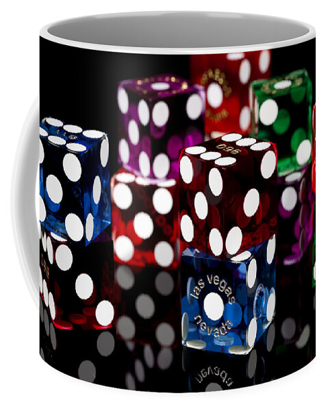 Dice Coffee Mug featuring the photograph Las Vegas Dice by Raul Rodriguez