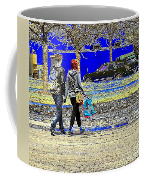 Abstract Coffee Mug featuring the photograph Last Stop Before Home by Robyn King