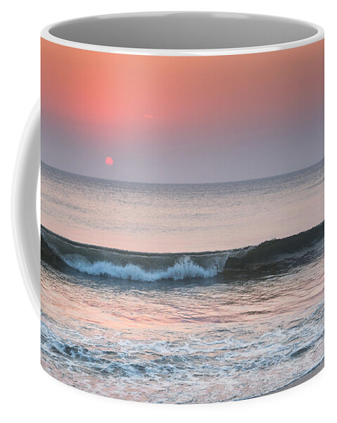 Beach Coffee Mug featuring the photograph Late Summer Sunrise by Bill Wakeley