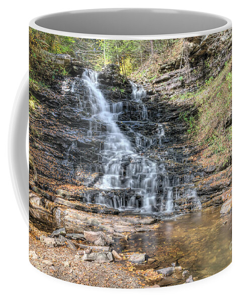  Ricketts Glen State Park Coffee Mug featuring the photograph Layers by Rick Kuperberg Sr