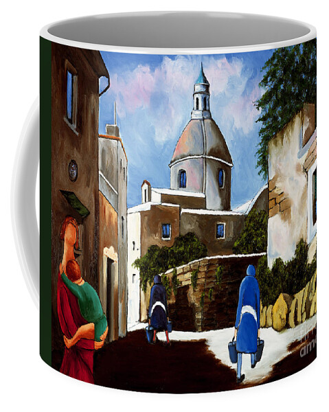 Church Dome Coffee Mug featuring the painting Le Dome by William Cain
