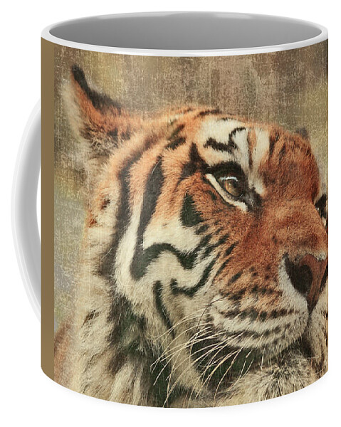 Tiger Coffee Mug featuring the photograph Le Reveur by Aimelle Ml