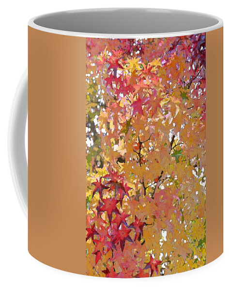 Tree Coffee Mug featuring the photograph Leaves 5 by Pamela Cooper