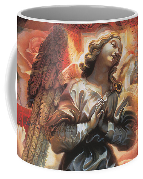 Jesus Coffee Mug featuring the painting Legacy by Mia Tavonatti