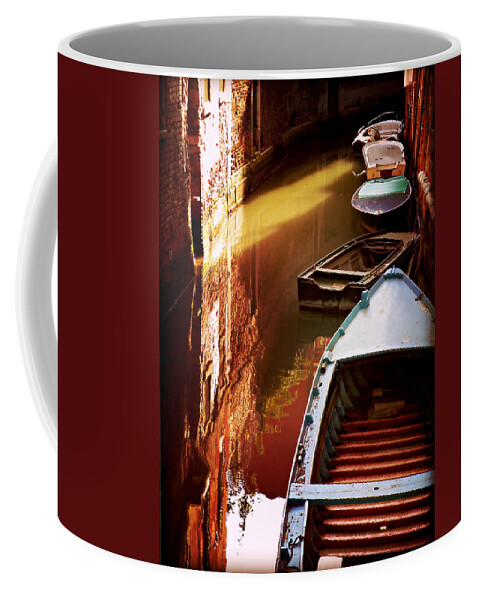 Legata Nel Canale Coffee Mug featuring the photograph Legata Nel Canale by Micki Findlay