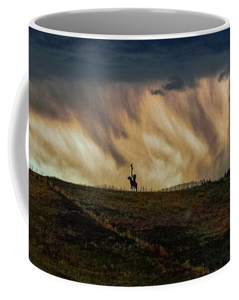 Indians Coffee Mug featuring the photograph Legend of the Native Americans by Jesse Post