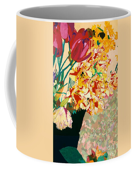 Landscape Coffee Mug featuring the painting Les Fleur by Allan P Friedlander