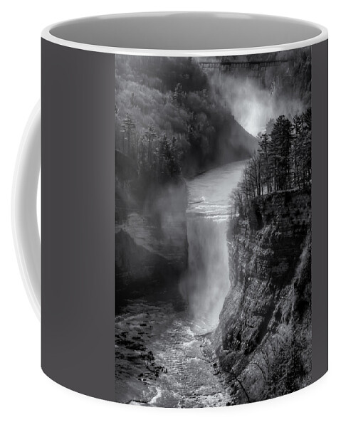 Letchworth State Park Coffee Mug featuring the photograph Letchworth in Winter by Joshua House