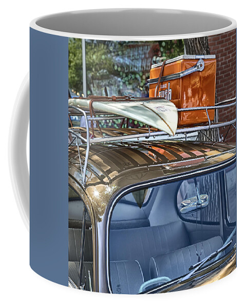 Volkswagon Coffee Mug featuring the photograph Let's Go Surfing by Theresa Tahara