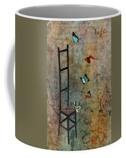 digital Art Canvas Prints Coffee Mug featuring the digital art Life by Aimelle Ml