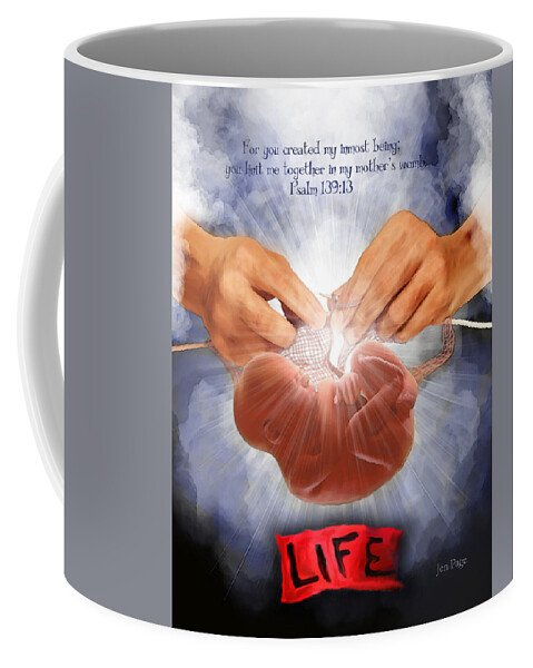 Life Coffee Mug featuring the digital art Life by Jennifer Page