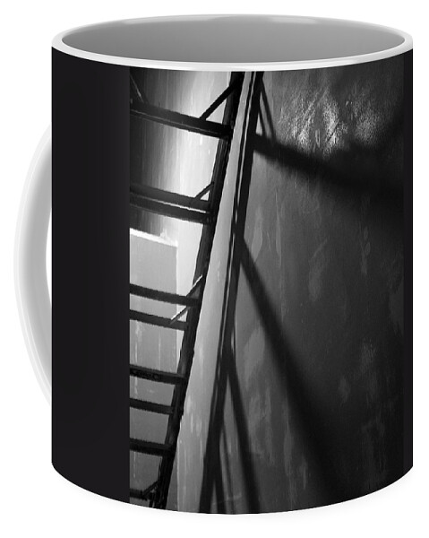 Landscape Coffee Mug featuring the photograph Lights and Ladder by Morgan Carter
