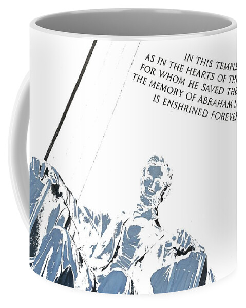 Washington Coffee Mug featuring the photograph Lincoln in Shades of Grey by Kenny Glover