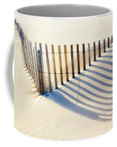Lines In The Sand Coffee Mug featuring the photograph Lines in the Sand by Carolyn Derstine