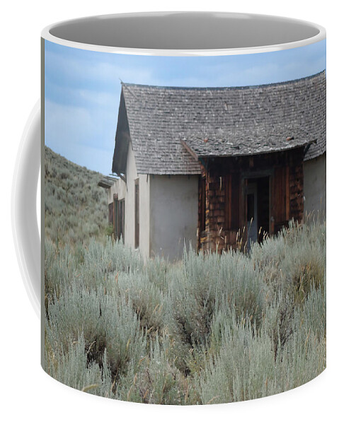  Coffee Mug featuring the photograph Little House in the Sage by Cathy Anderson