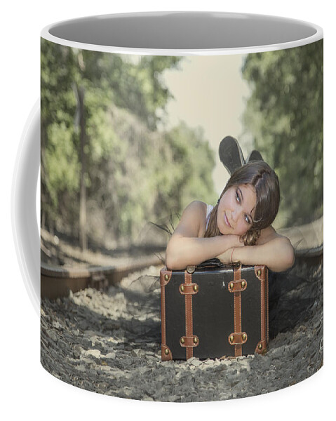 Girl Coffee Mug featuring the photograph Little Thing Called Love by Evelina Kremsdorf