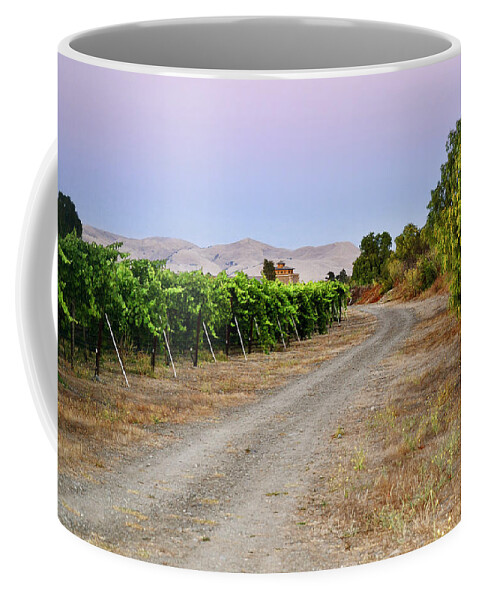 Vineyard Coffee Mug featuring the photograph Livermore Vineyard 3 by Karen W Meyer