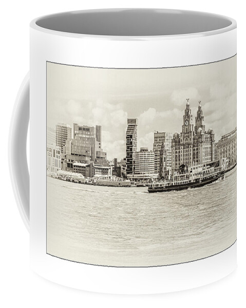 Liverpool Museum Coffee Mug featuring the photograph Liverpool Ferry by Spikey Mouse Photography